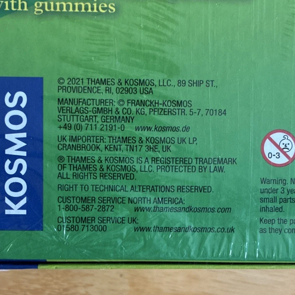 Sealed Thames & Kosmos Rainbow Gummy Candy Lab Kit Stem Experiment
